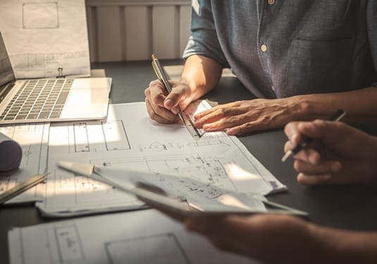 architect drawings and planning