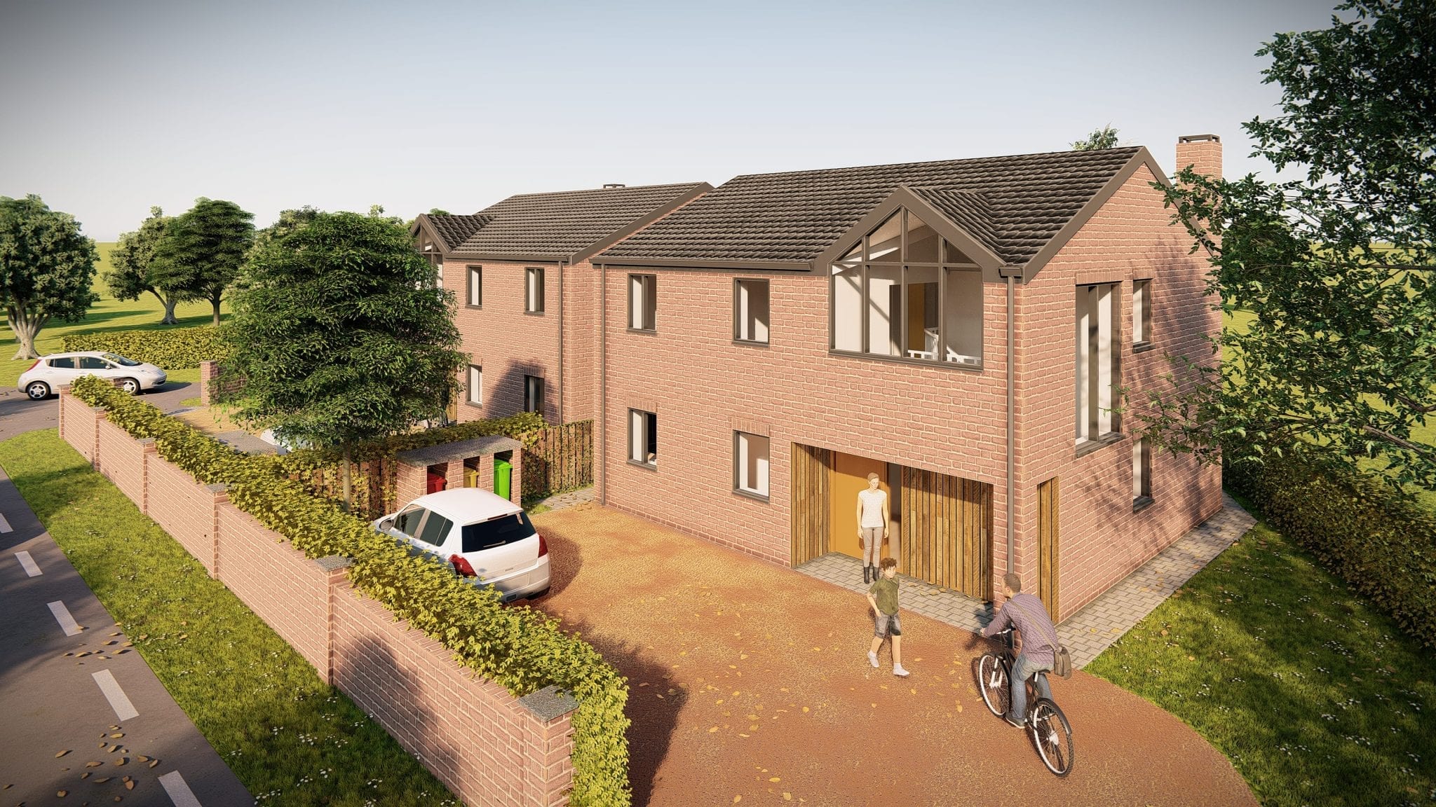 design concept for two rural dwellings holmes chapel